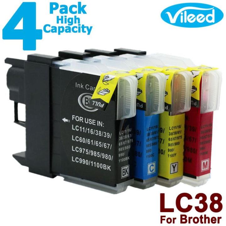 4-pack-lc38-bk-c-m-y-print-ink-cartridge-full-set-for-brother-dcp-145c-dcp-165c-dcp-195c-dcp-375cw-mfc-250c-mfc-255cw-mfc-257cw-mfc-290c-mfc-295cn-color-inkjet-printer-compatible-lc38bk-black-lc38c-cy