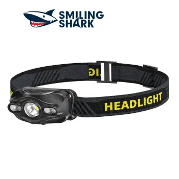 Smiling Shark Headlamp, 230° Wide Angle, 3 x Colours, LED Strips, Pack of  2, Rechargeable Headlamp, Waterproof Headlamp, Camping, Jogging, Fishing,  Headlamp, LED Headlight, Camping Head Torch : : DIY & Tools