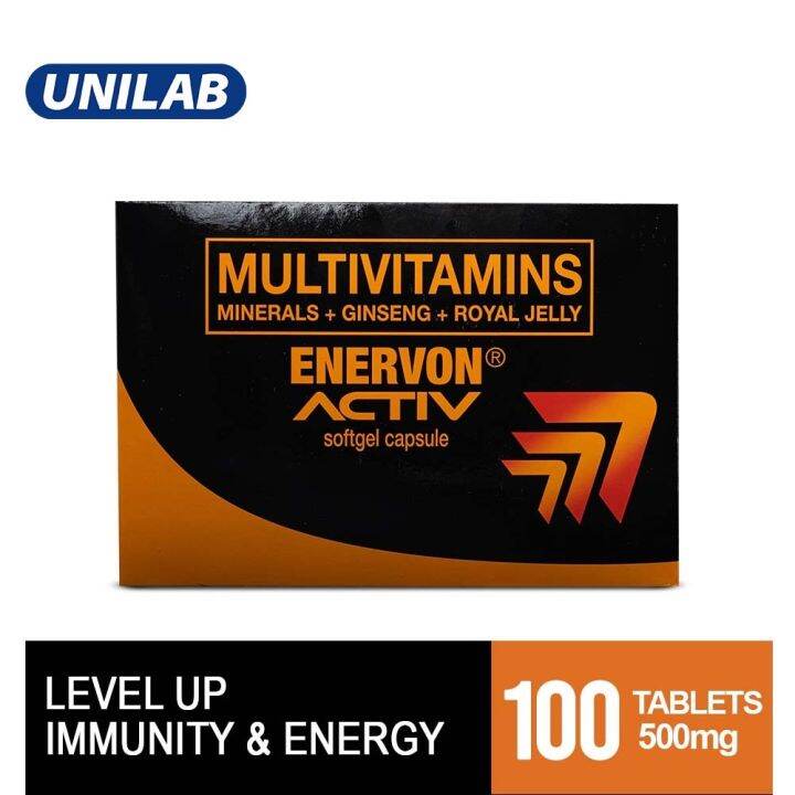Enervon Activ 100 Capsules Multivitamins (For LeveledUp Energy
