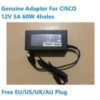 รับประกันสองปีของแท้12V 5A 60W 4หลุม FA060LS1 01แหล่งจ่ายไฟอะแดปเตอร์ AC สำหรับ CISCO 5506 ASA 5506X ASA5506 PWR AC FLEXTRONICS Charger