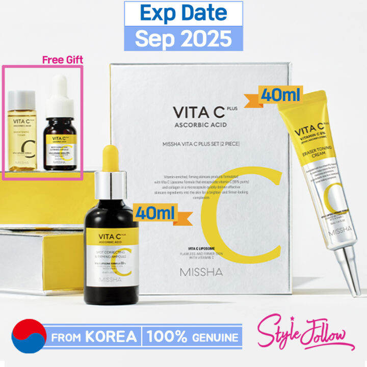 [MISSHA] Vita C Plus Set (termasuk 4 item) | Lazada Indonesia