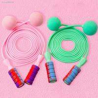 ☂卍 2 In 1Adjustable LengthSponge HandleWorkout Jump Rope Dual-used Cord Cordless Skipping Ropefor Indoor Outdoor