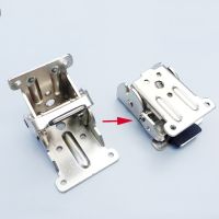 Free Shipping 90 Degree Self-Locking Folding Hinge Table Legs Chair Extension Foldable Self Locking Fold Feet Hinges Hardware