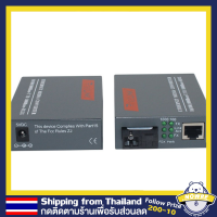 NetLINK Gigabit Media Converter HTB-GS-03 (A/B) Fiber Optic 20KM Single-mode Single-fiber WDM RJ45 ( A และ B)