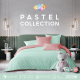ibed ชุดเซ็ทผ้าปูที่นอน 2tones สีเขียวพาสเทล Pastel Collection
