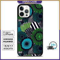 Marimekko389 Phone Case for iPhone 14 Pro Max / iPhone 13 Pro Max / iPhone 12 Pro Max / XS Max / Samsung Galaxy Note 10 Plus / S22 Ultra / S21 Plus Anti-fall Protective Case Cover