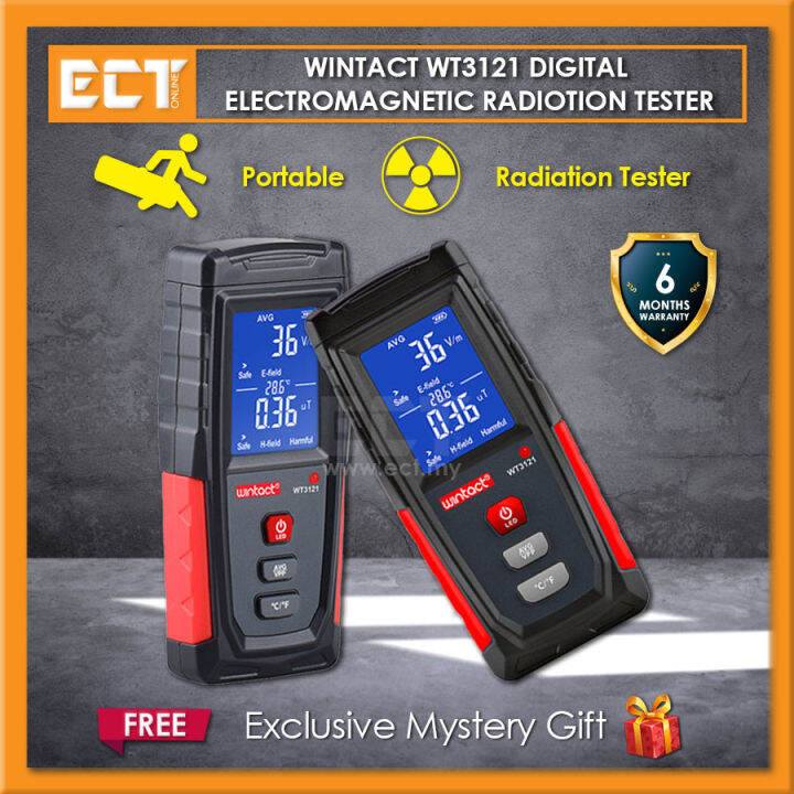 Wintact WT3121 Digital Electromagnetic Radiation Detector Tester ...