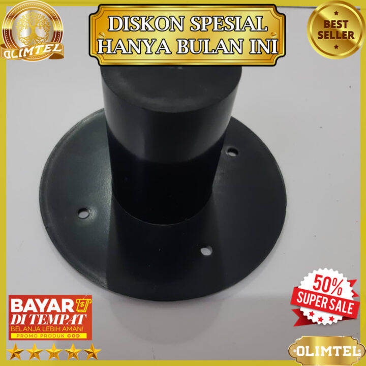 Dudukan Box Speaker Plastik Dudukan Stand Tiang Speaker Plastikolimtel