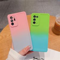 เคสโทรศัพท์สำหรับ Vivo V29 V27 Pro V27E Vivo V29 Pro 5G 2023ใหม่ซิลิโคน TPU แฟชั่นคู่สีไล่ระดับสีเคสเลนส์กล้องถ่ายรูปนิ่มป้องกันฝาหลัง