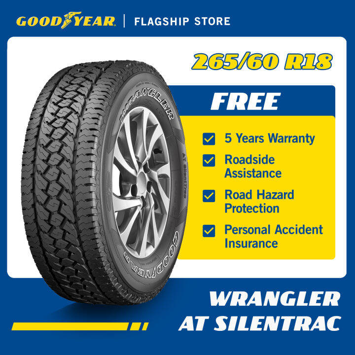 Goodyear 26560r18 Wrangler All Terrain Silenttrac Owl Tyre Worry Free Assurance Ford Ranger 5088