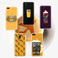 โปร่งใส Protected เคสโทรศัพท์ หรับ iPhone XR 7 6s 6 11 5s XS 5 8 SE Max Plus X Pro ปก BE-38 Beer ปก art