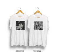 การออกแบบเดิมเสื้อยืดBLACK PINK JENLISA | WHITE Round Neck T-Shirt | Cotton | Minimal DesignS-5XL