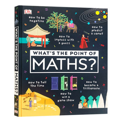 Whats the point of math DK about the knowledge of mathematics childrens English enlightenment books hardcover the origin of mathematics popular science reading books English version
