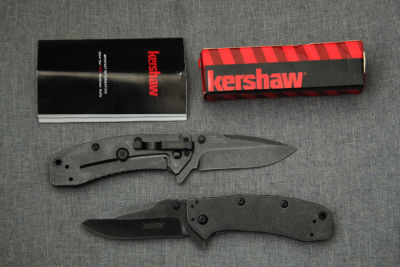 มีดพับ Kershaw Cryo II Assisted Opening Knife (3.25" BlackWash) 1556BW