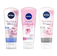 Nivea นีเวีย ไวท์ เพิร์ล มัด โฟม ล้างหน้า โรซี่ ฮอกไกโด โรส วิป โฟม  ขนาด100กรัม