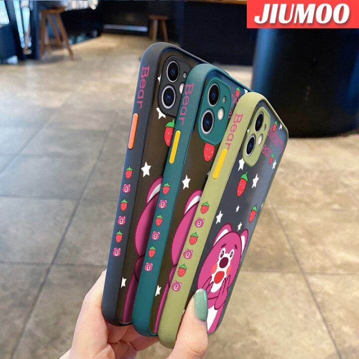 เคส-jiumoo-สำหรับ-xiaomi-redmi-note-4-note-4x-note-4-pro-การ์ตูนน่ารักหมีสตรอเบอร์รี่-lotso-กันกระแทกเคสโทรศัพท์มีลายซิลิโคนเปลือกแข็งคลุมทั้งหมดป้องกันเลนส์กล้องเคสนิ่ม