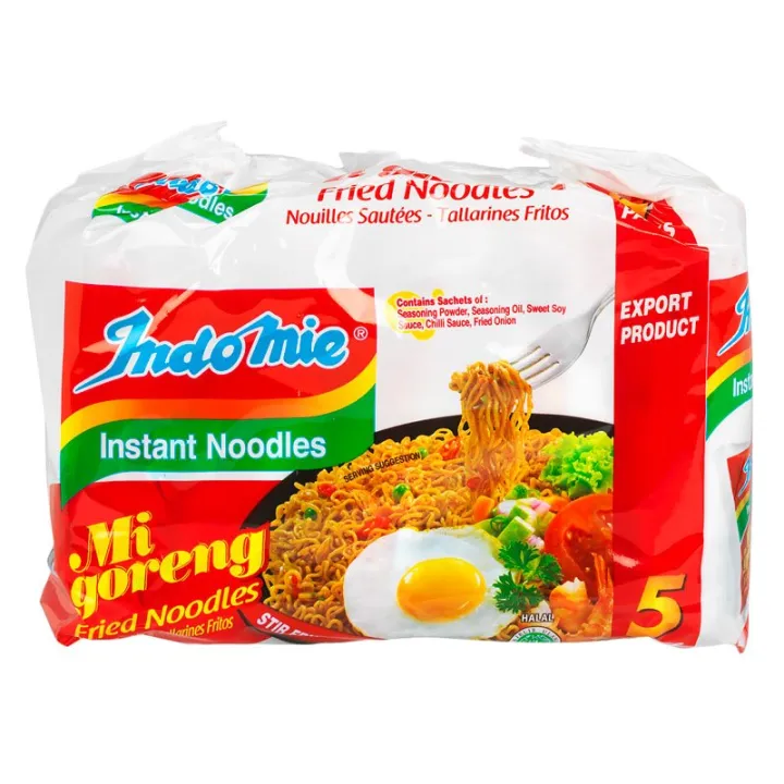 Indomie Mi Goreng Instant Fried Noodles Original - Pack of 5 | Lazada PH