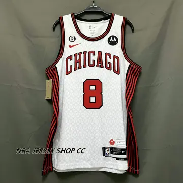 NWT Chicago Bulls Zach LaVine Red 2021 City Edition Nike Jersey T-Shirt  Medium