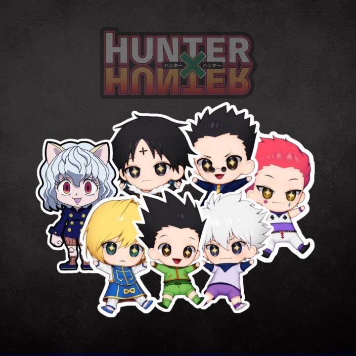 Hunter X Hunter Chibi Vinyl peeker Sticker 2.6 inches 4 inches