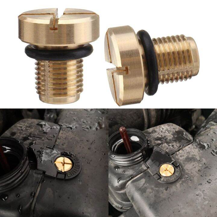 Hot Coolant Expansion Tank Bleeder Screw Brass For Bmw E36 E39 E46 Car