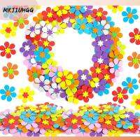 MKJIUHGG 160 PCS สติกเกอร์โฟม สติกเกอร์ดอกไม้โฟม ดอกไม้โฟม สติ๊กเกอร์งานฝีมือสติกเกอร์ ดีไอวาย งานฝีมือสำหรับวันแม่