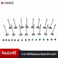 ISANCE 16 ชิ้นเครื่องยนต์ไอดีวาล์วไอเสีย วาล์ว Stem ซีลสำหรับออดี้ A3 A4 A5 Q5 S6 S7 S8 TT VW EOS กอล์ฟ J Etta ด้วง Passat CC