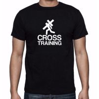 Cros Training Jesus God Love Christian Graphic Design พิมพ์ Gildan เสื้อยืดผู้ชายคุณภาพสูง T-Shirt