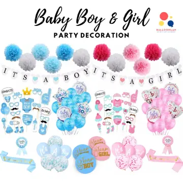 1st Birthday Balloon Boxes for Baby Party Decorations ONE Box with Letter  for Boy&Girl Baby Bridal Shower, Reveal Party Decorations