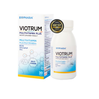 -Viotrum Multivitamin Plus 30 เม็ด ไวโอทรัม วิตามิน แร่ธาตุ (Exp 14/6/24)