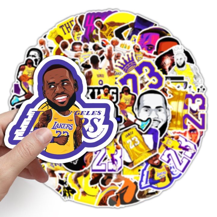 sticker-bomb-50-ชิ้น-สติ๊กเกอร์บอม-ลาย-lebron-james-เลอบรอน-เจมส์-สติ๊กเกอร์โน๊ตบุ๊ค-ติดตู้เย็น