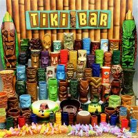 Hawaii Ceramic Tiki Mugs Creative Porcelain Beer Wine Drink Cup Bar Tool