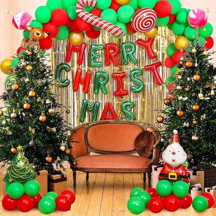 153pcs-christmas-party-set-balloon-rain-curtain-combination-christmas-scene-arrangement-party-background-balloons