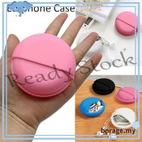 【Ready Stock】 ☼✧✚ B40 BORRAONE Earphone Case ABS Carry Pouch Pocket Round Shaped Data Line Box