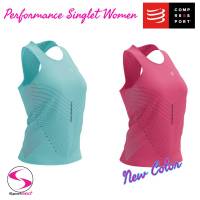 Compressport เสื้อวิ่งแขนกุด ผู้หญิง PERFORMANCE SINGLET Women 39g สีใหม่ 2023