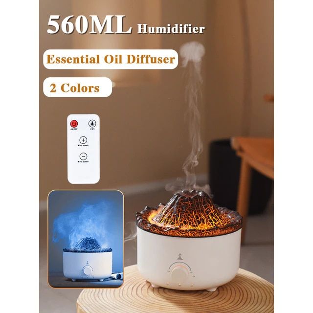 Volcano Air Humidifier, Machine Spray Jellyfish