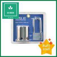 กุญแจ+ฝาครอบ AZLE 50 มม. สีสเตนเลสPADLOCK AND SECURITY COVER AZLE 50MM STAINLESS STEEL **คุ้มที่สุดแล้วจ้า**