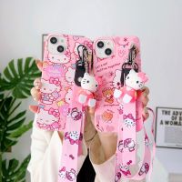 เคส Hello Kitty ลายการ์ตูนน่ารักพร้อม3D ขาตั้งสายคล้องเคสโทรศัพท์แกดเจ็ตสำหรับ iPhone 14 Pro 14เคสหลังโทรศัพท์แบบนิ่มกันกระแทกสำหรับ iPhone 13 Pro Max 13พัดลมพกพาเคสโทรศัพท์สำหรับ12 Pro Max 12 Mini 11 XS XR 7 8 Plus Se เคสห่อหุ้ม