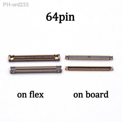 2-5PCS 64Pin LCD Display FPC Connector On Board For Samsung Galaxy S9/S9 Plus/G960 F U S9 G965 G965F Note 8/N950 Screen Flex