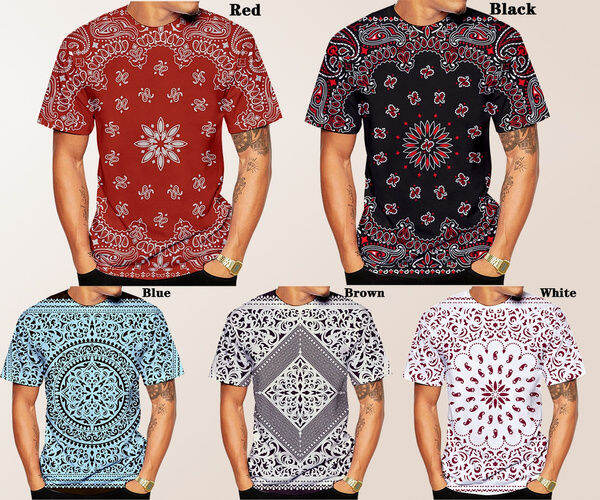 summer-fashion-3d-printing-bandana-pattern-casual-t-shirt-novelty-mens-and-tops