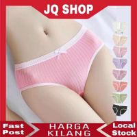 Women Spender Celana Panties Underwear Seluar Dalam Wanita Bow Briefs Ribbon Antibacterial Middle Waist Cotton Cute 内褲