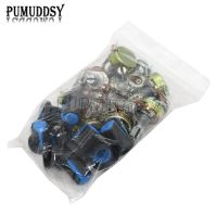 ":{} 9PCS WH148 Linear Taper Rotary Potentiometer With Knob Cap Blue B1K~B1M  1K 2K 5K B10K 20K 50K 100K 500K 1M Ohm AG2