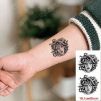 【YF】 Waterproof Temporary Tattoo Sticker Sexy Girl Medusa Snake Hair Arm Hand Back Leg Art Flash Tatoo Fake Tatto for Women Men