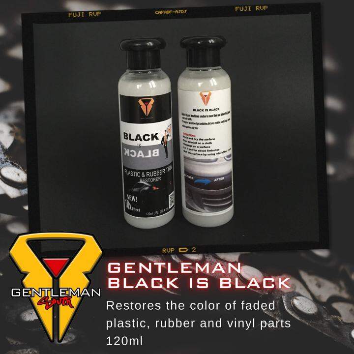 Black is Black (plastic and Rubber trim Restorer) 120ml Lazada PH