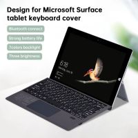 IFXLIFE Wireless Slim Bluetooth Keyboard, เคสหนัง PU พร้อมตัวดูดแม่เหล็ก สำหรับ Microsoft Surface Go/Surface Pro Series-fkldqyfiopgjf