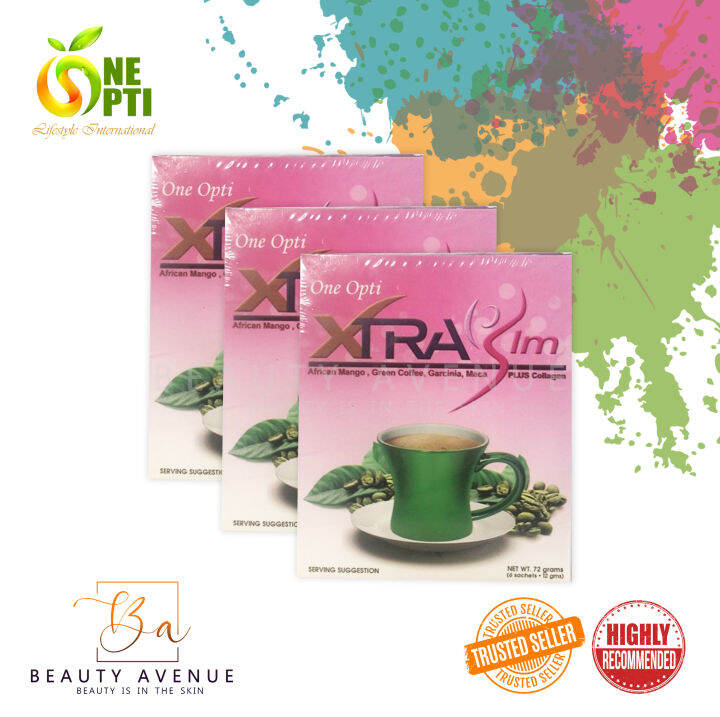 One Opti Xtra Slim Coffee 12g x 6 sachets (3 Boxes) Lazada PH