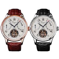 Sugess tourbillon Master real tourbillon Segull ST8004 นาฬิกาข้อมือ สายหนัง สําหรับผู้ชาย