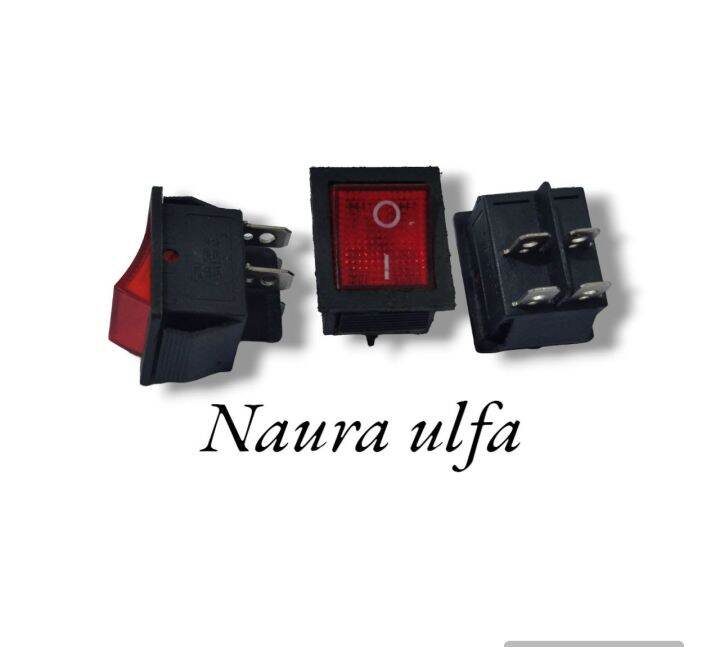 TOMBOL SWITCH SAKLAR ON OFF / ROCKER SWITCH ON OFF SAKLAR | Lazada ...