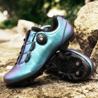 39-47ผู้ชายรองเท้าปั่นจักรยานรองเท้าปั่นจักรยานAnti-Slip Breathable Men Road Racingกีฬารองเท้าสำหรับปั่นจักรยานSelf-Lockingรองเท้าปั่นจักรยานกีฬารองเท้า