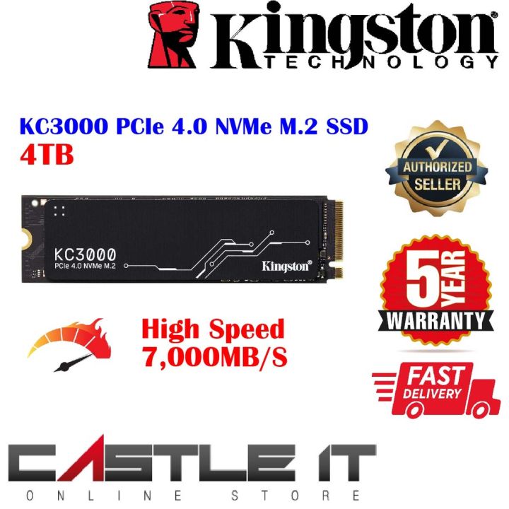 SSD M.2 2280 NVMe avec performance PCIe 4.0 – Kingston KC3000 