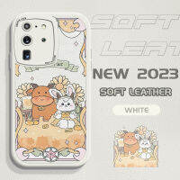 เคสโทรศัพท์พร้อมสำหรับ Samsung Galaxy S20 GalaxyS20 Samsung พิเศษผิวสัมผัสบางพิเศษเคสหลังหนังรูปสัตว์การ์ตูนเคสปกหนัง PU